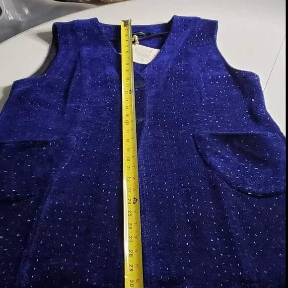 Lynn Yarrington Hand Woven Vest Sz Large NWT - Picture 10 of 14